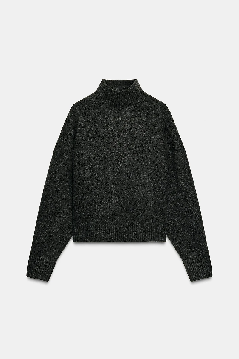 SOFT KNIT HIGH NECK JUMPER