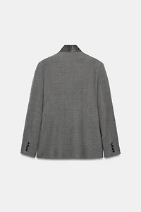 TAILORED PLAID BLAZER ZW COLLECTION