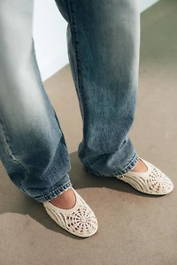 CROCHET BALLET FLATS