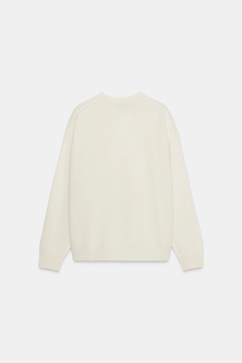 100% CASHMERE LONG SLEEVE SWEATER