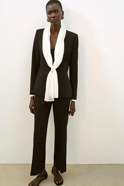 VESTE À NŒUD FOULARD