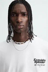 T-SHIRT À IMPRIMÉS EN RELIEF