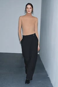 ASYMMETRIC WAIST PANTS ZW COLLECTION