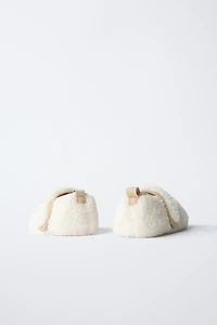 BALLERINES EFFET PEAU DE MOUTON