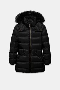 WATER REPELLENT WINDPROOF DOWN JACKET WITH HOODIE