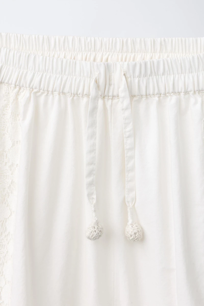 EMBROIDERED LACE BLOOMERS