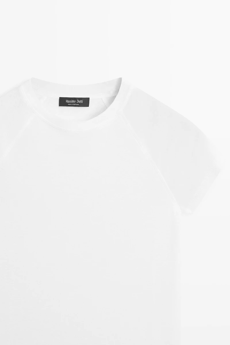 T-shirt à manches courtes raglan