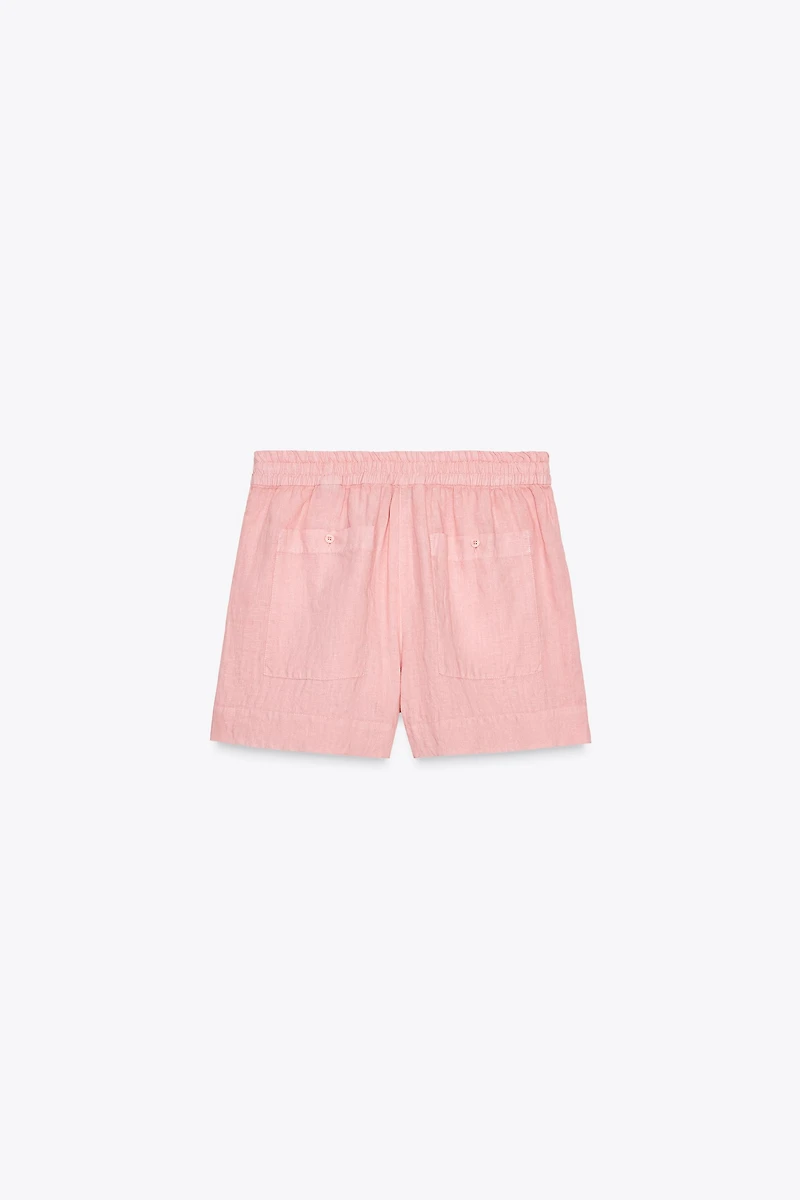 100% LINEN SHORTS ZW COLLECTION