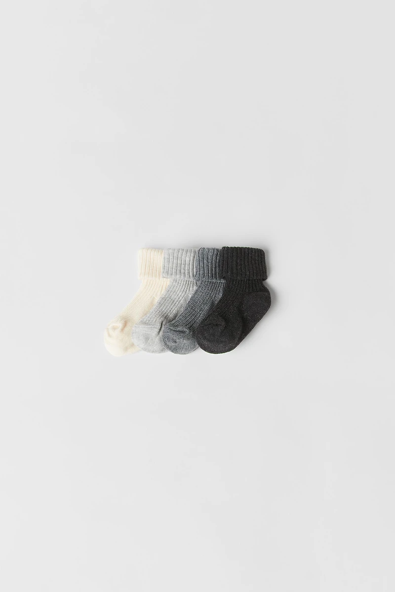 FOUR-PACK OF COLORFUL SOCKS