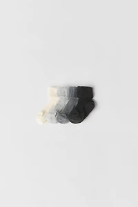FOUR-PACK OF COLORFUL SOCKS