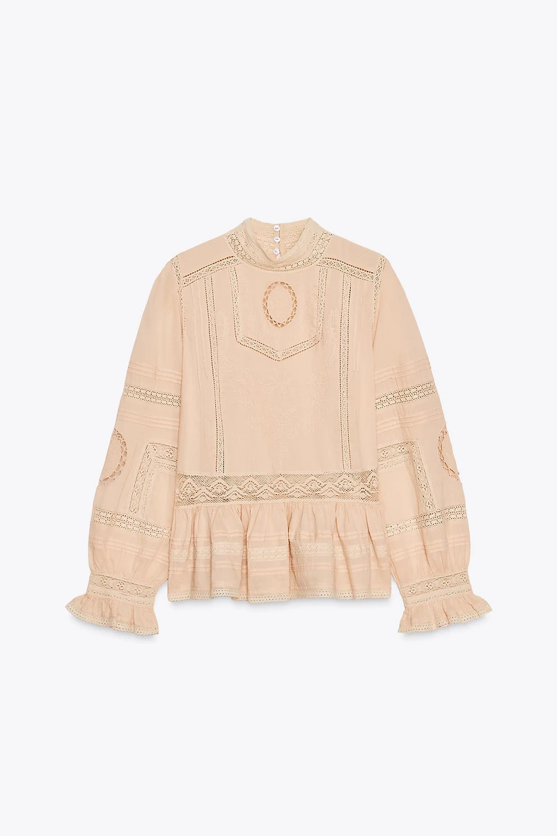 CHEMISE ROMANTIQUE BRODÉE ZW COLLECTION