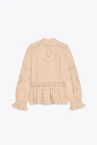 CHEMISE ROMANTIQUE BRODÉE ZW COLLECTION