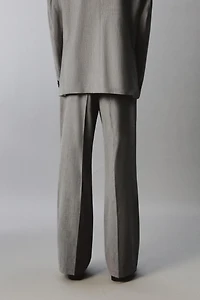 STRIPED FLARE SUIT PANTS