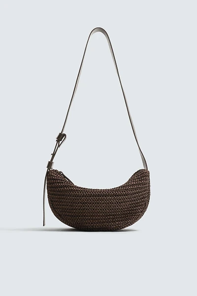 WOVEN SHOULDER BAG