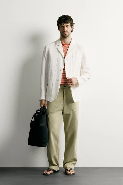 REGULAR FIT POCKET OVERSHIRT