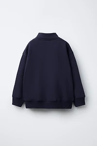 EMBROIDERED TEXT SWEATSHIRT