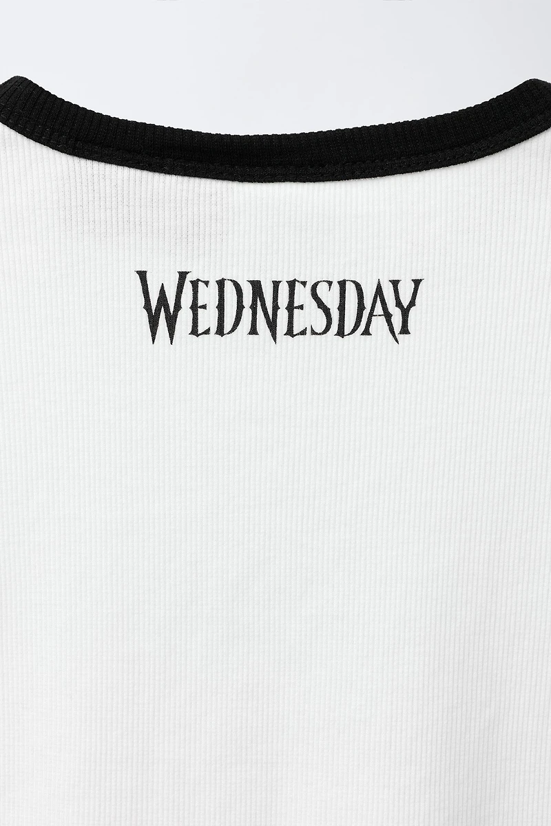 T-SHIRT CÔTELÉ WEDNESDAY ©
