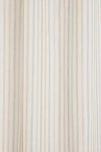 LOW OPACITY MULTICOLORED STRIPED CURTAIN