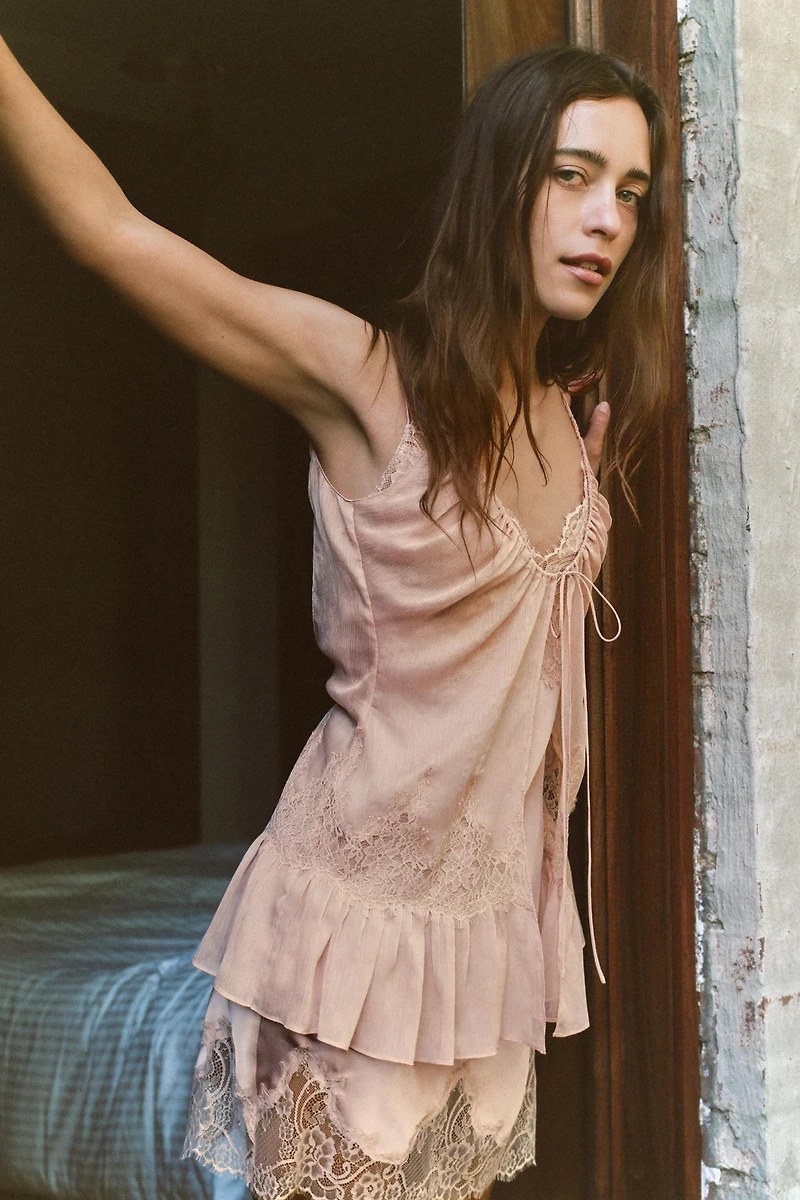 DOUBLE COMBINATION LACE DRESS