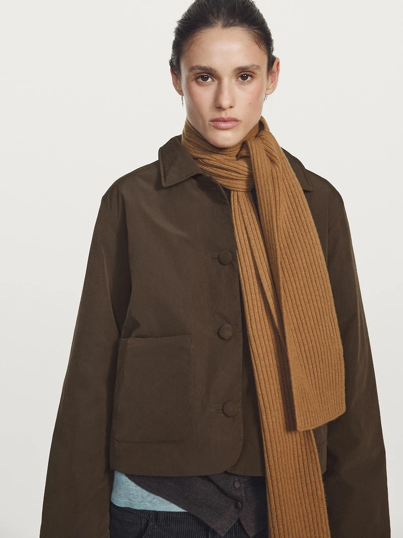 Veste courte matelassée déperlante