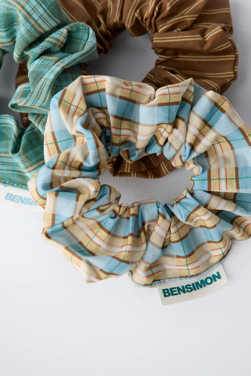 THREE-PACK OF BENSIMON ® X ZARA SCRUNCHIES