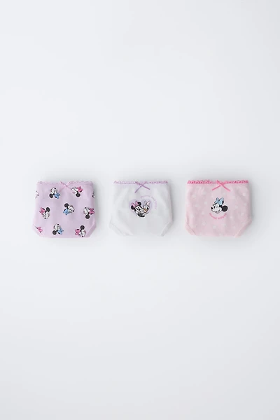 2-6 YEARS/ THREE-PACK OF MINNIE MOUSE & DAISY © DISNEY UNDERWEAR