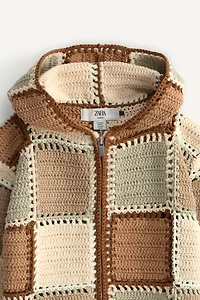 LIMITED EDITION CROCHET HOODIE CARDIGAN