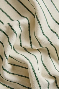 STRIPED TABLECLOTH WITH FRINGES