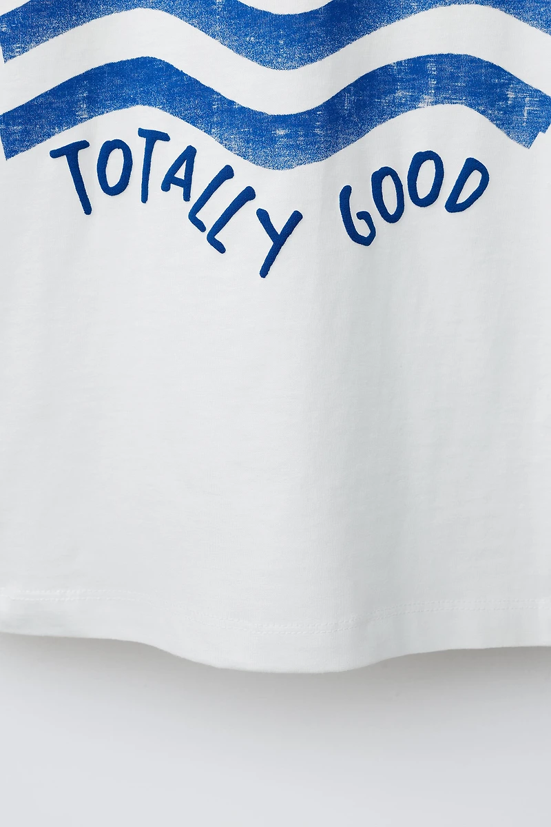T-SHIRT IMPRIMÉ SURFEUR