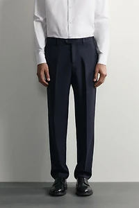 PANTALON DE COSTUME 100% LAINE