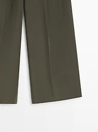Pantalon wide leg à pinces