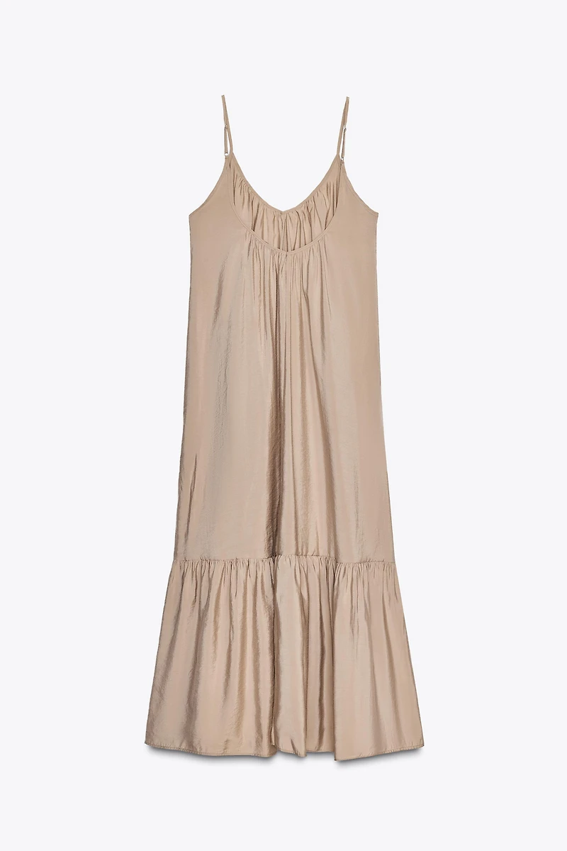 FLOWY MIDI DRESS