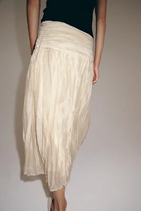 JUPE MIDI DRAPÉE ZW COLLECTION