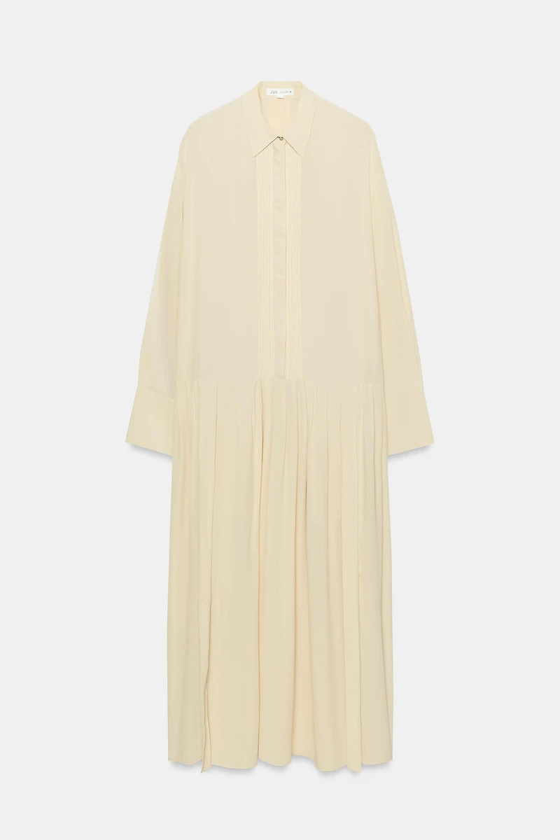 ZW COLLECTION FLOWY SHIRT DRESS