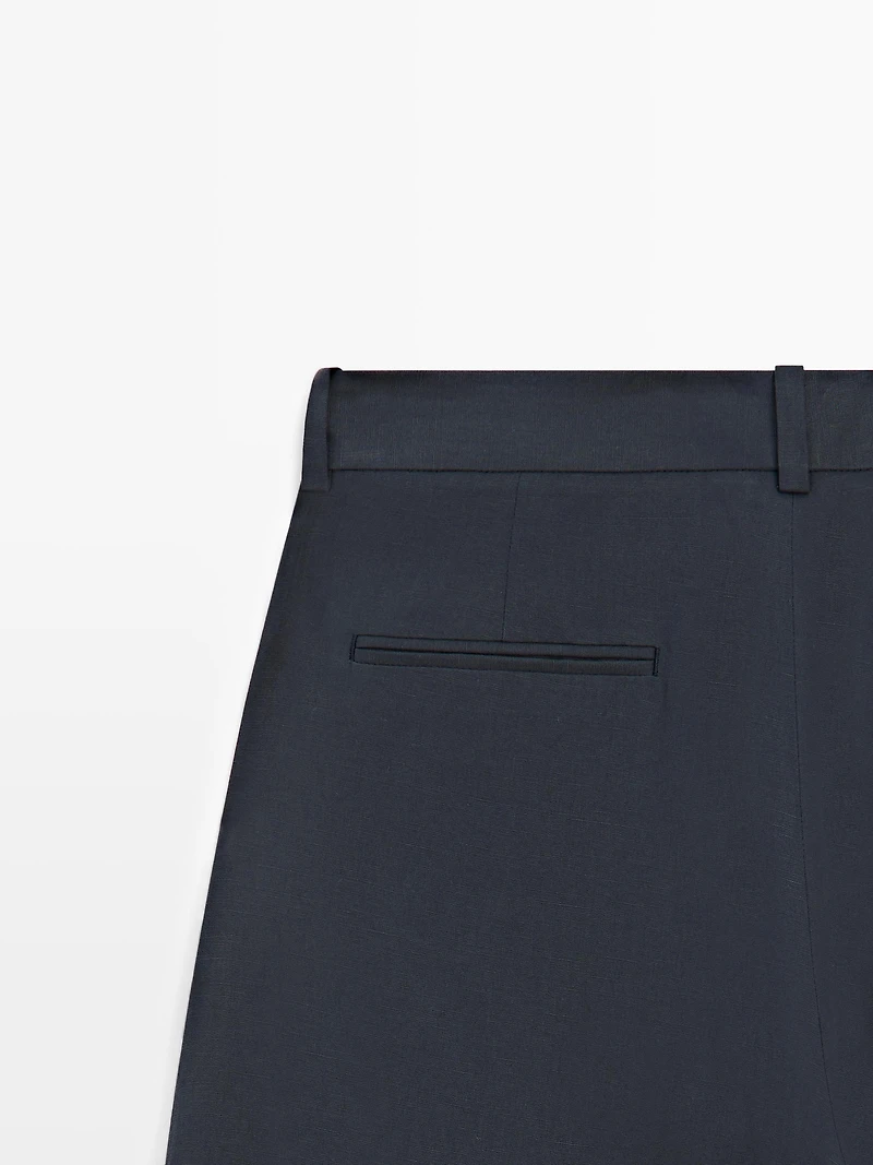 Pantalon fluide à pinces