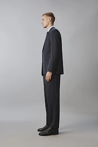 REGULAR FIT PLAID SUIT PANTS