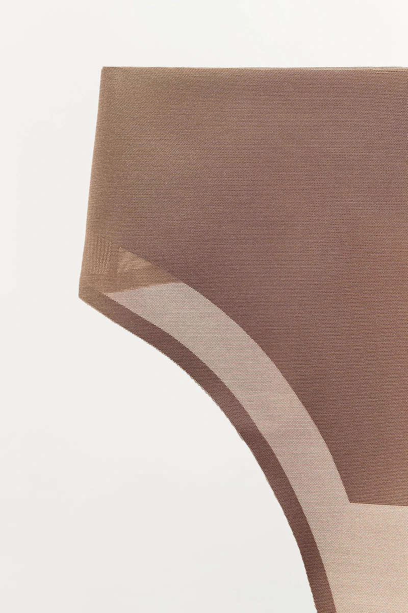 WIDE WAIST THONG WITH POLYAMIDE