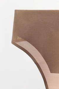 WIDE WAIST THONG WITH POLYAMIDE