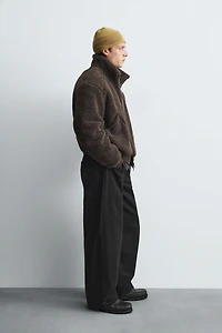 FAUX SHEARLING JACKET