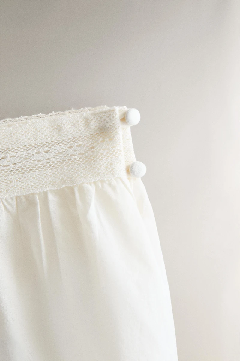 LACE CULOTTES SHORTS