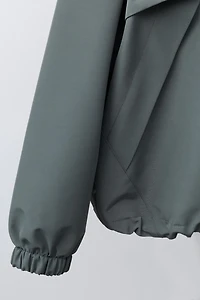 WATER REPELLENT TEXT JACKET