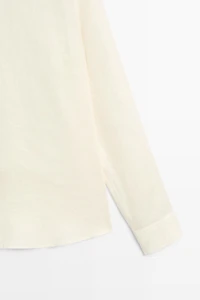 100% linen regular fit shirt