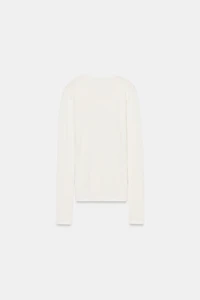 LONG SLEEVE T-SHIRT WITH WOOL