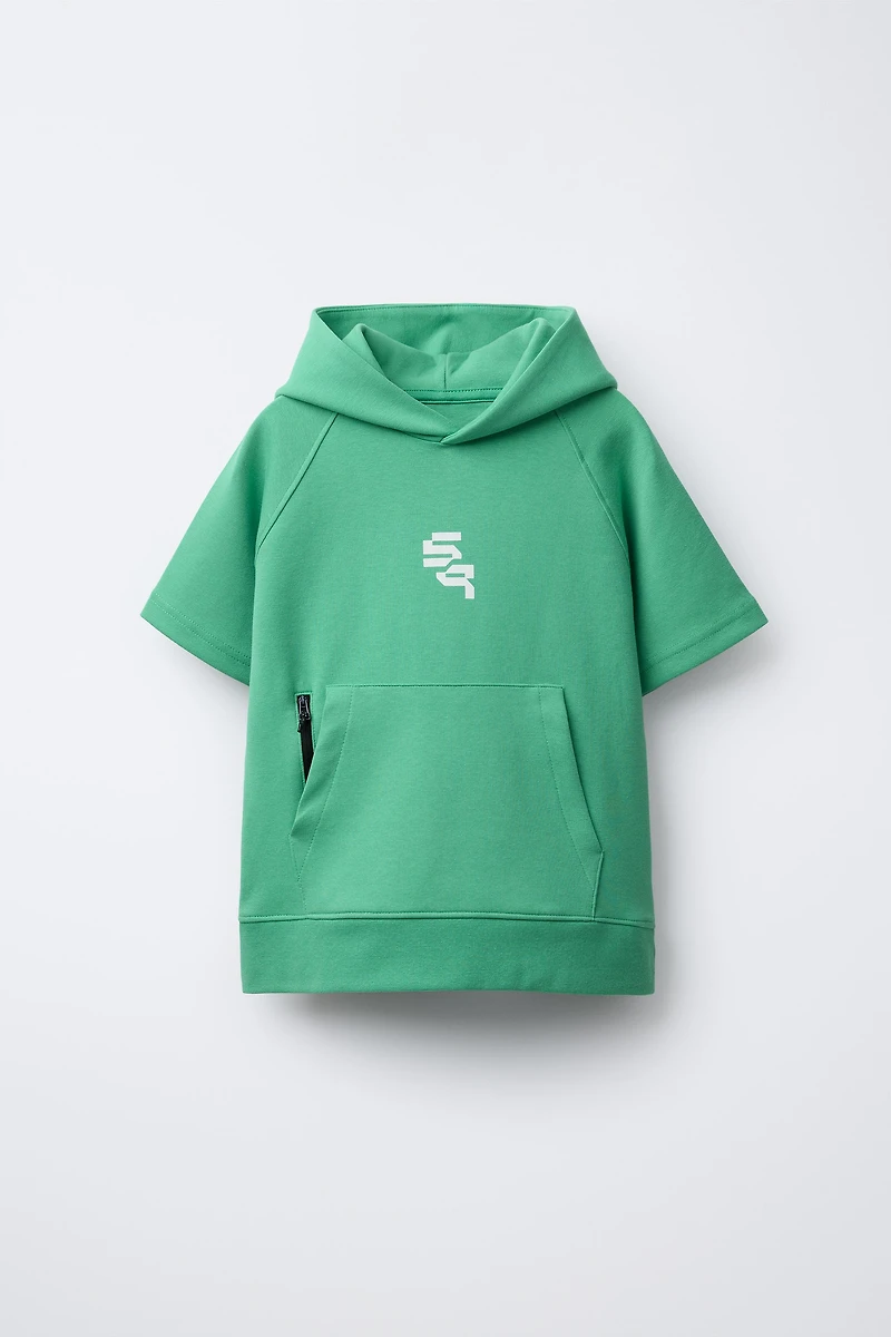SPORTY INTERLOCK SWEATSHIRT