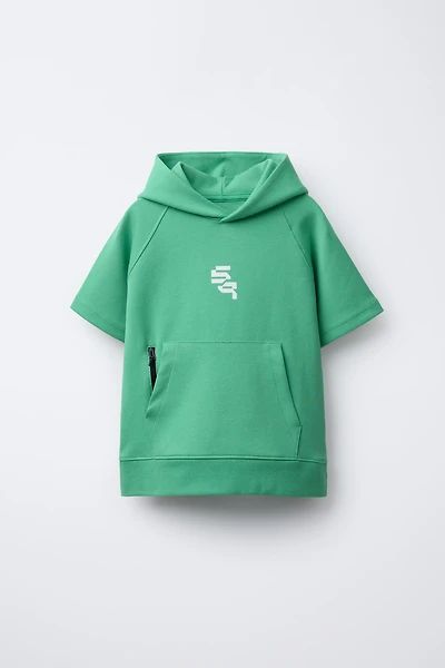 SPORTY INTERLOCK SWEATSHIRT