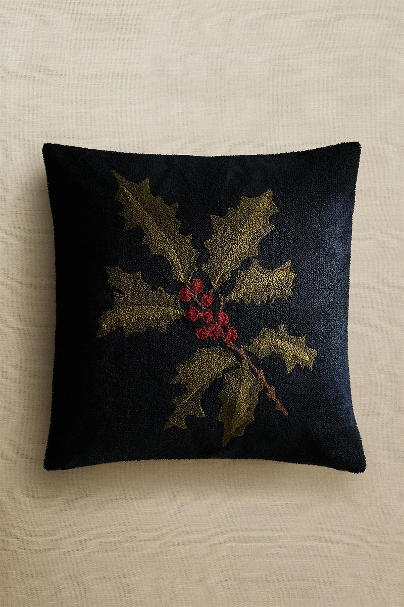HOUSSE DE COUSSIN HOUX NOËL