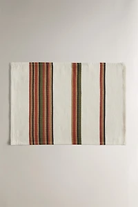SET DE TABLE RAYURES COULEUR