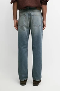 Straight-leg jeans