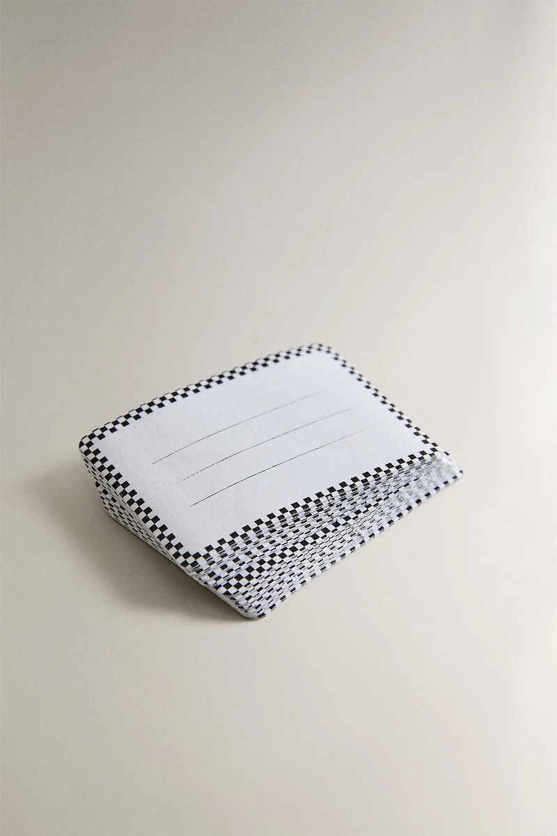 ENSEMBLE PAPIER HAMBURGER À CARREAUX