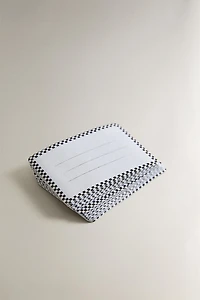 ENSEMBLE PAPIER HAMBURGER À CARREAUX